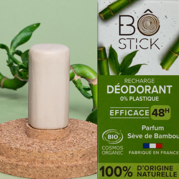 Recharge déodorant solide sève de bambou, 45 g